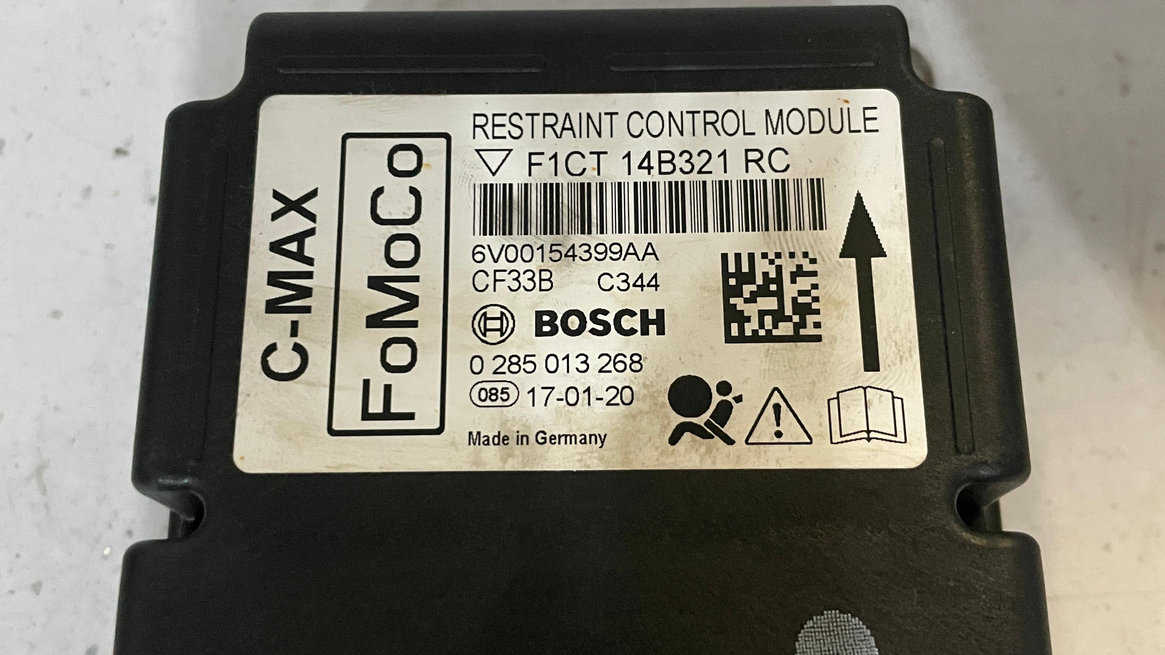 F1CT14B321RC FORD SRS CONTROL UNIT MODULE