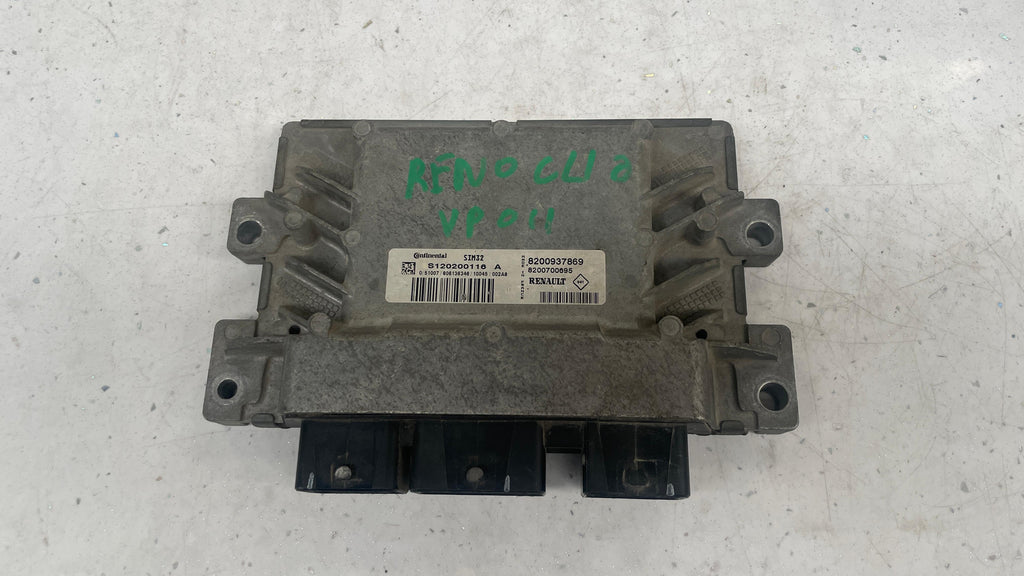S120200116 RENAULT CLIO ENGINE CONTROL UNIT