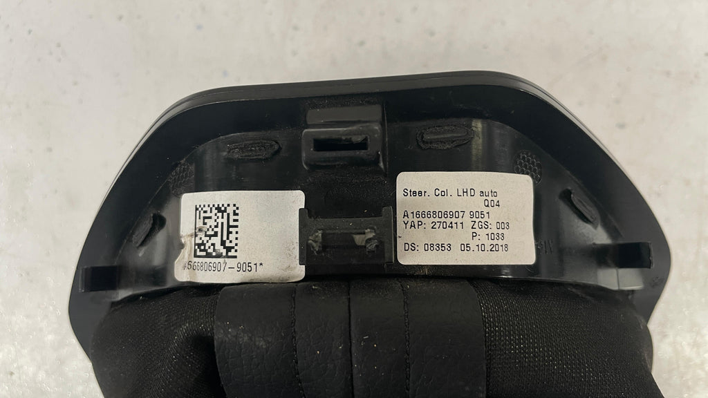 A1666806907  MERCEDES STEERING COLUMN SHROUD BOOT COVER TRIM