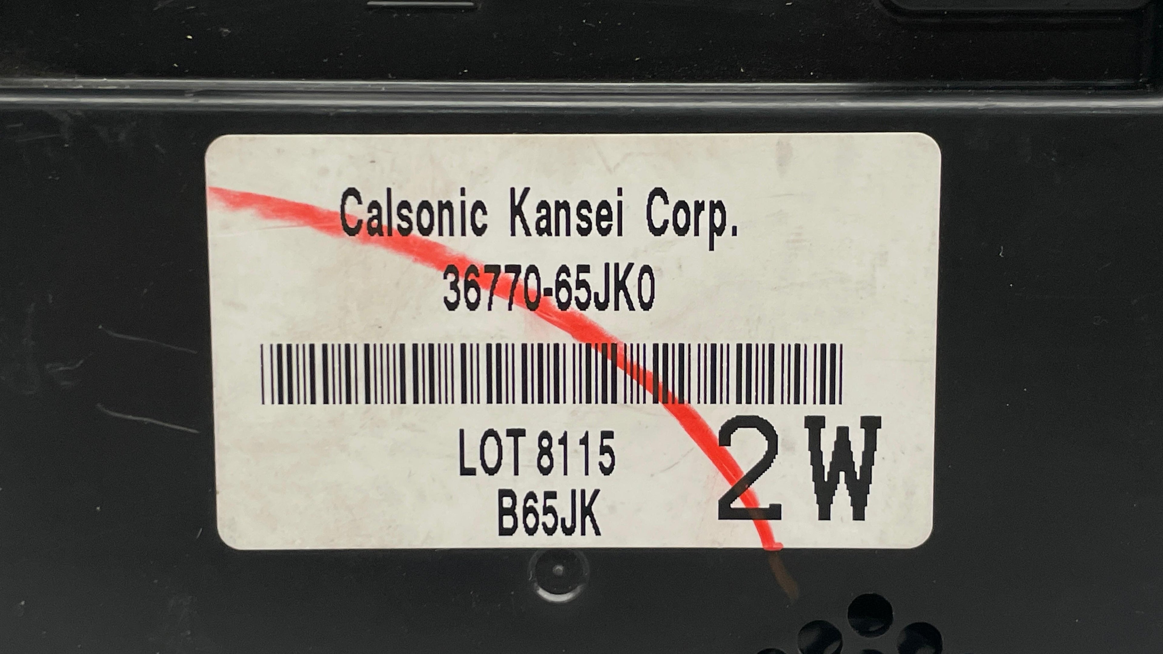 36770-65JK0  SUZUKI CONTROL UNITS MODULE CONTROLLER