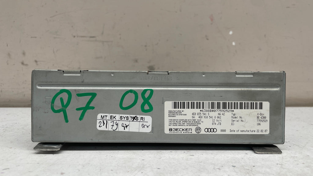 4E0035541S AUDI MULTIMEDIA  RECEIVER  MODULE  UNIT