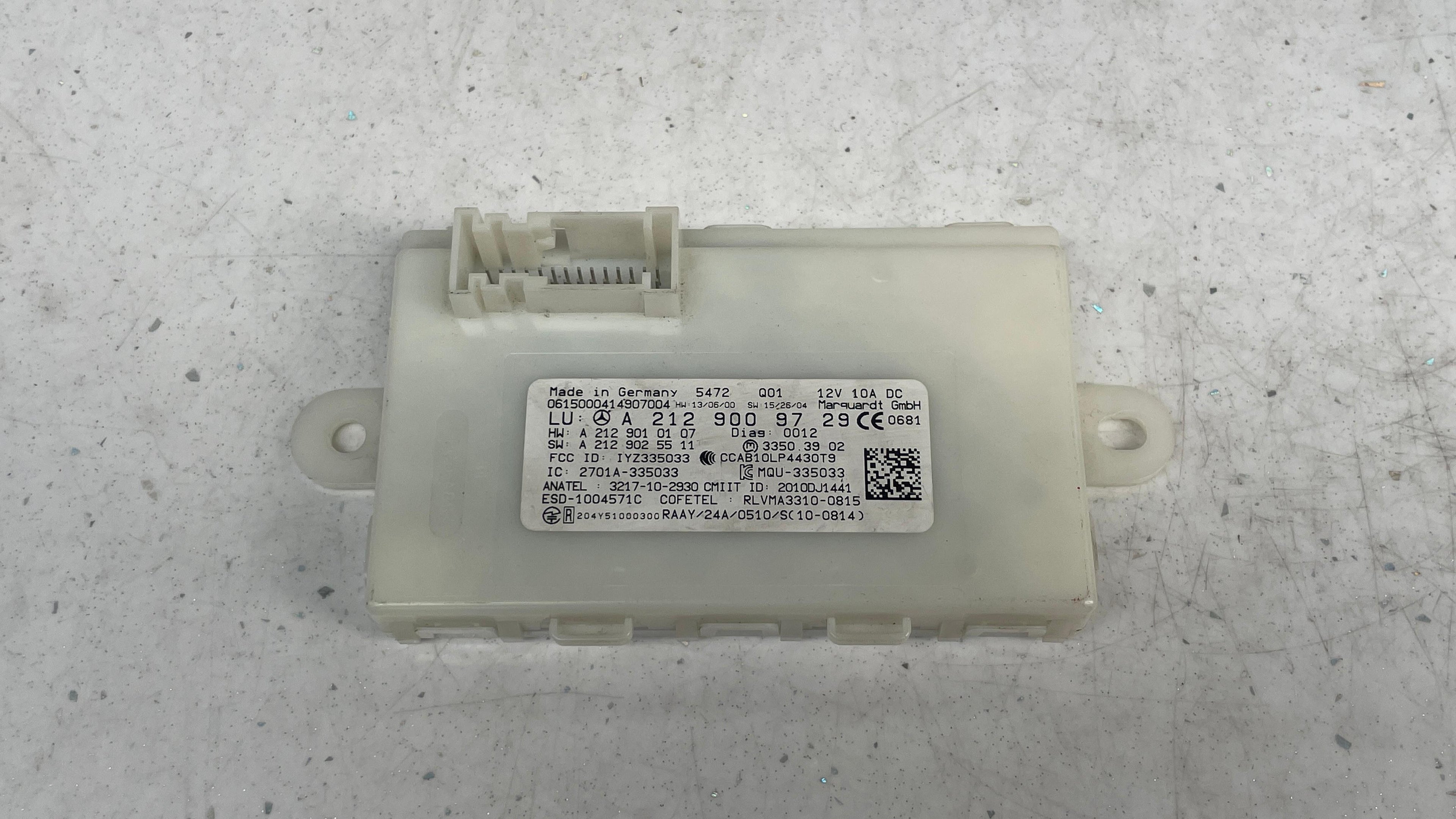 A2129009729  MERCEDES KEYLESS  CONTROL UNIT