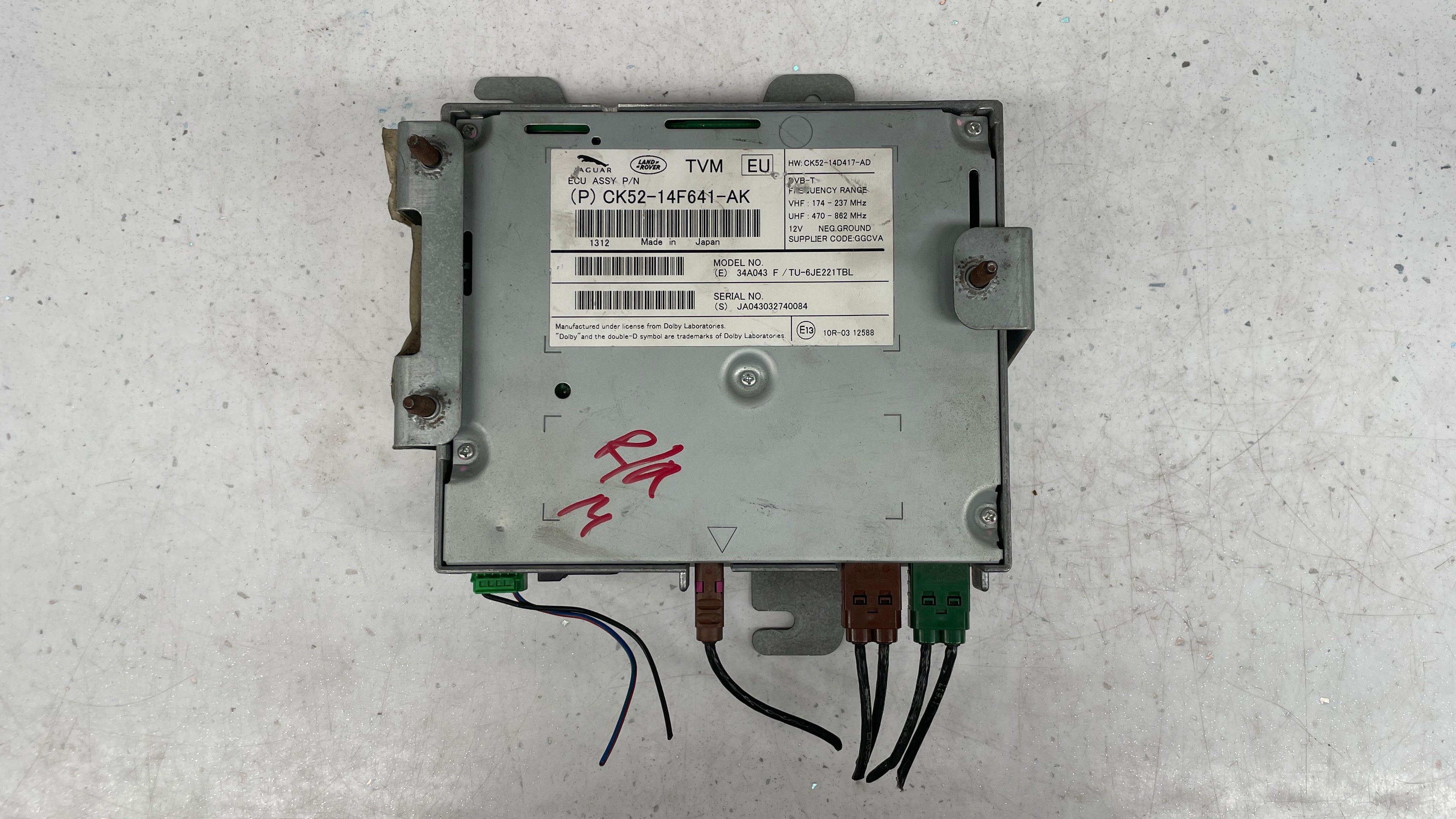 CK52-14F641-AK  LAND ROVER TV TUNER MODULE ECU