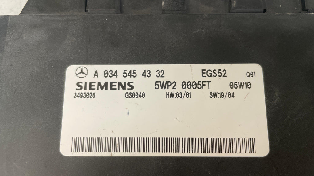 A0345454332  MERCEDES GEARBOX CONTROL UNIT