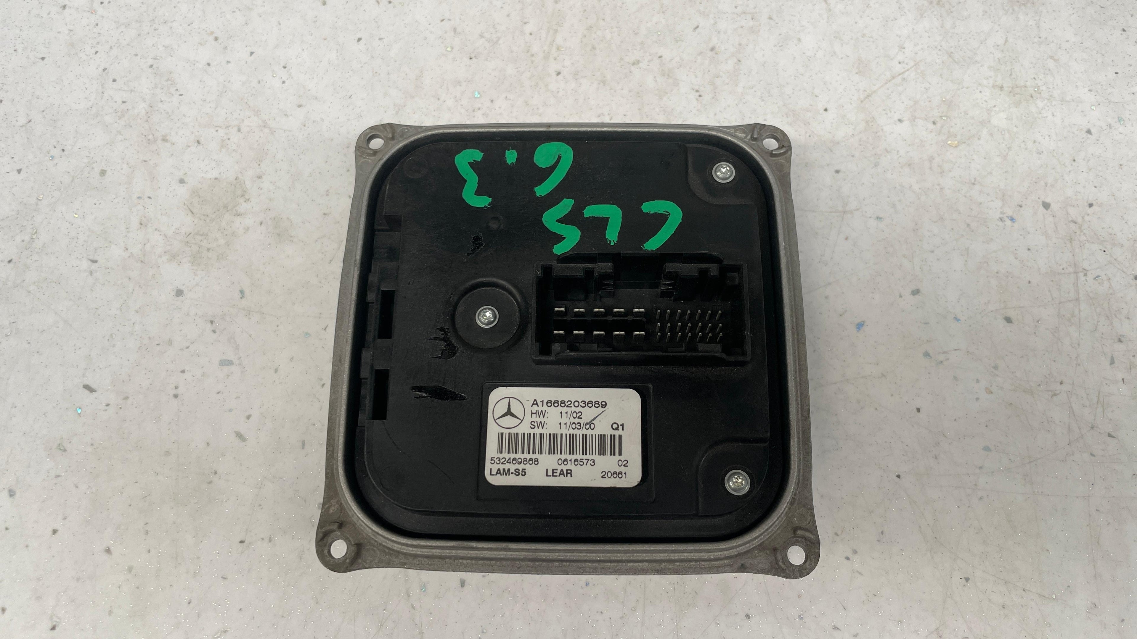 A1668203689   MERCEDES LED HEADLIGHT MODULE