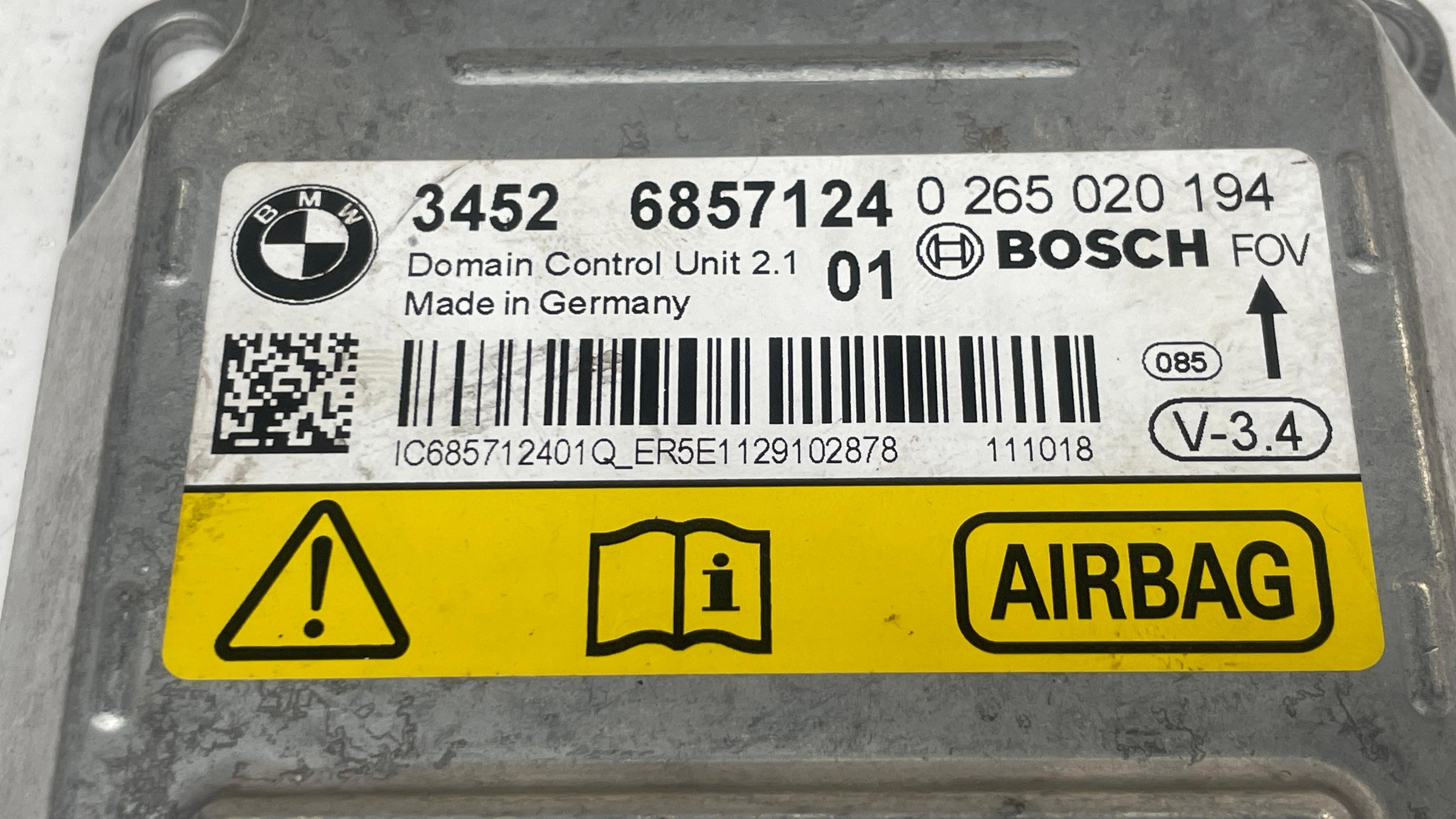 34526857124   BMW  DOMAIN  MODULE  HYDRO CONTROL