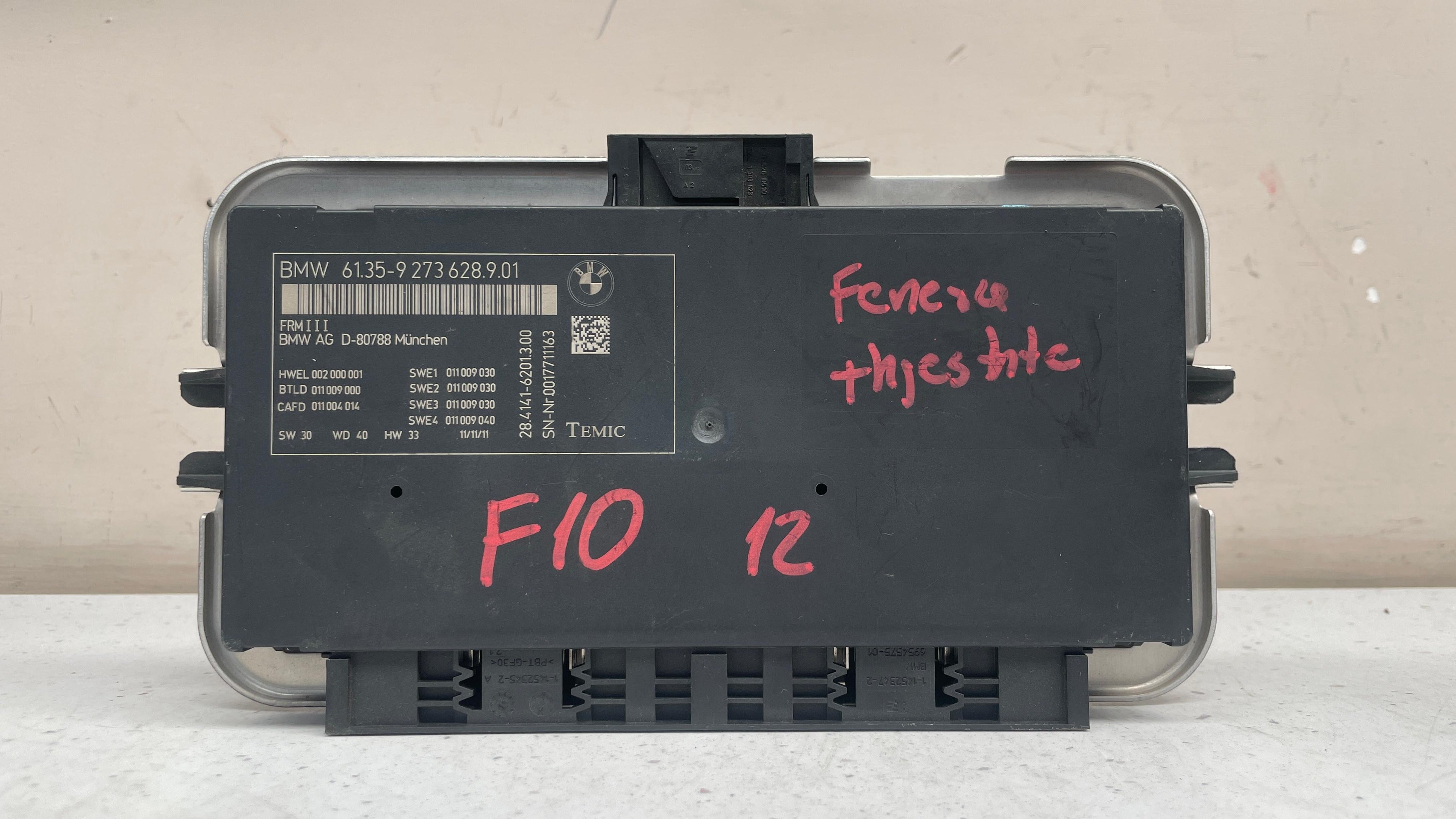 9273628901  BMW HEADLIGHT CONTROL UNIT