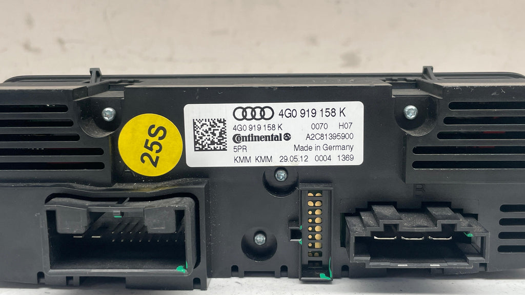 4G0919158K  AUDI A6 REAR AC CLIMATE CONTROL