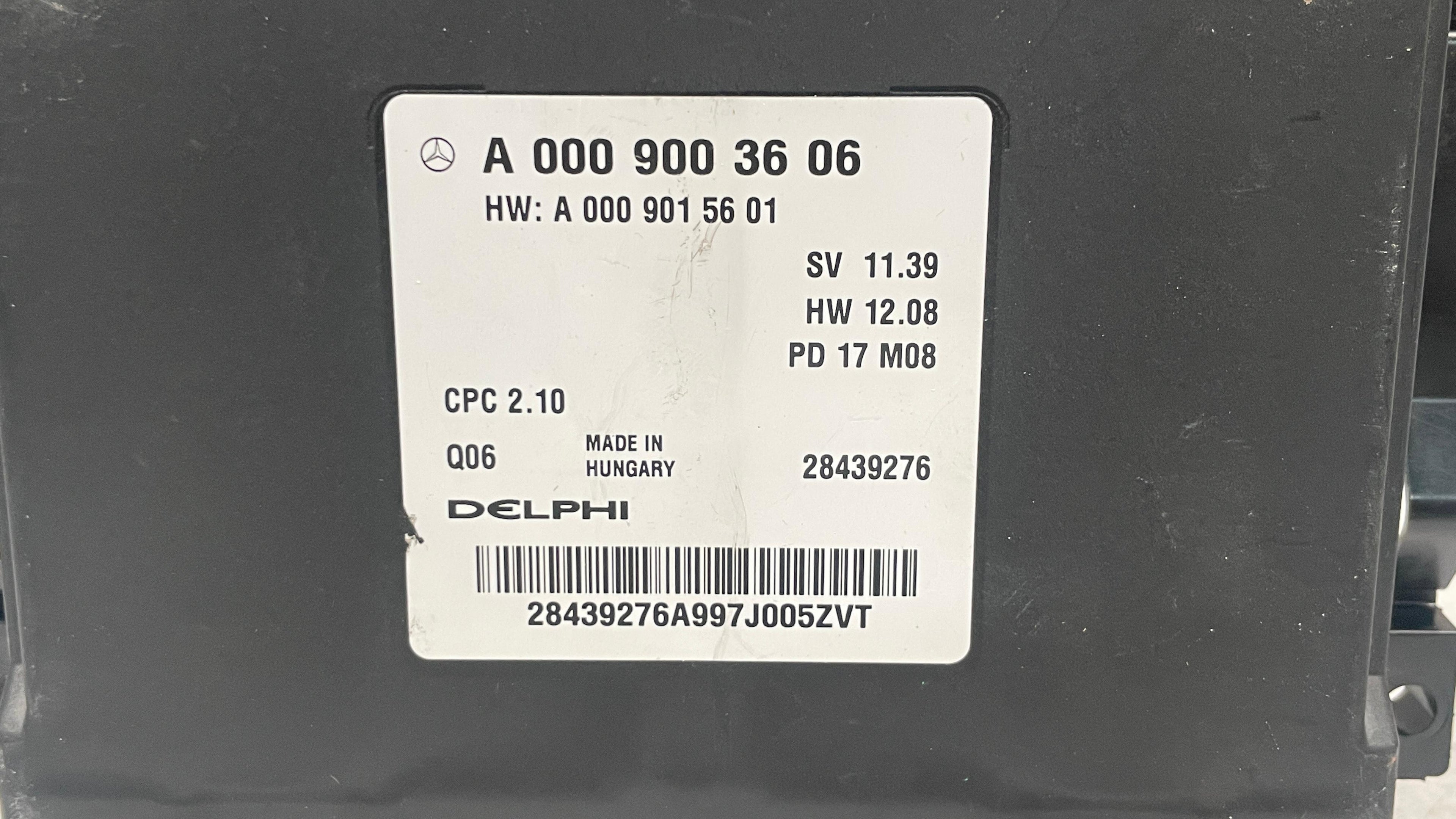 A0009003606  MERCEDES GLA  TRANSMISSION CONTROL MODULE