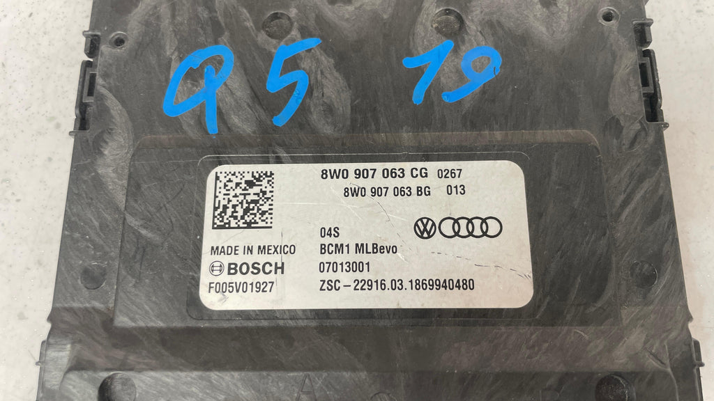 8W0907063CG AUDI Q5 ONBOARD SUPPLY CONTROL