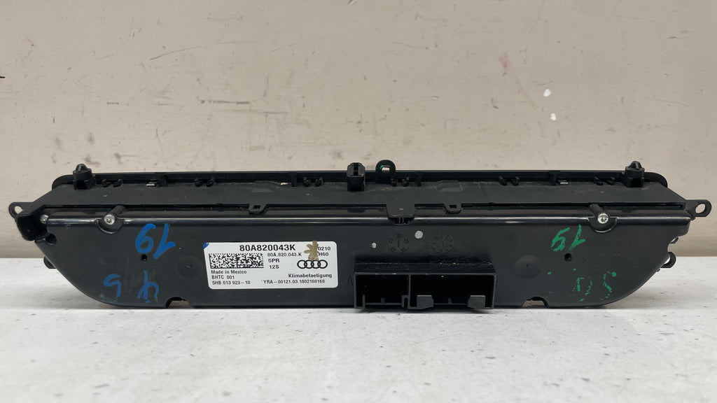 80A820043K AUDI CLIMATE CONTROL UNIT