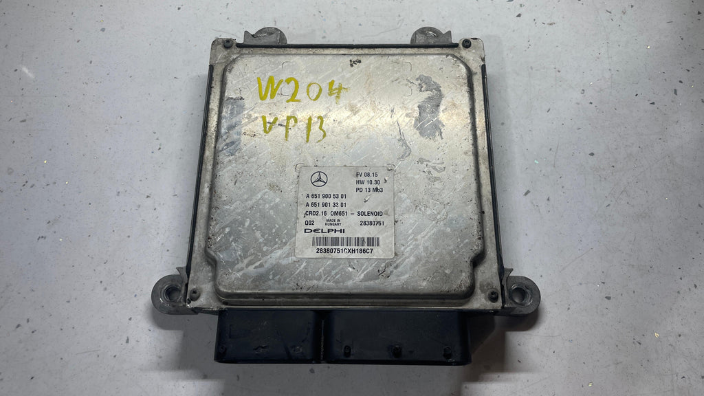 A6519005301 MERCEDES W204 ECU ENGINE CONTROL UNIT