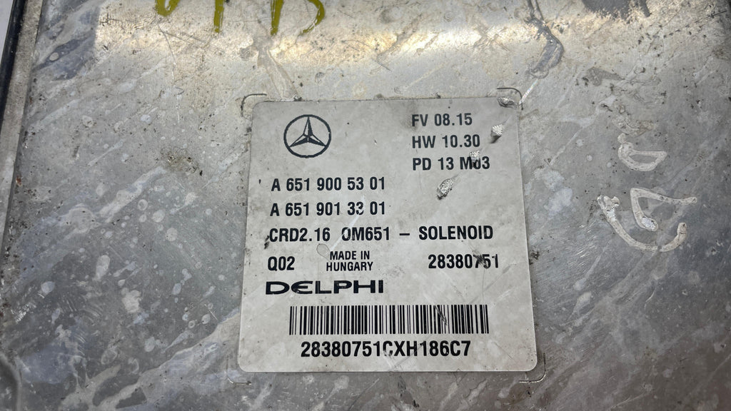 A6519005301 MERCEDES W204 ECU ENGINE CONTROL UNIT