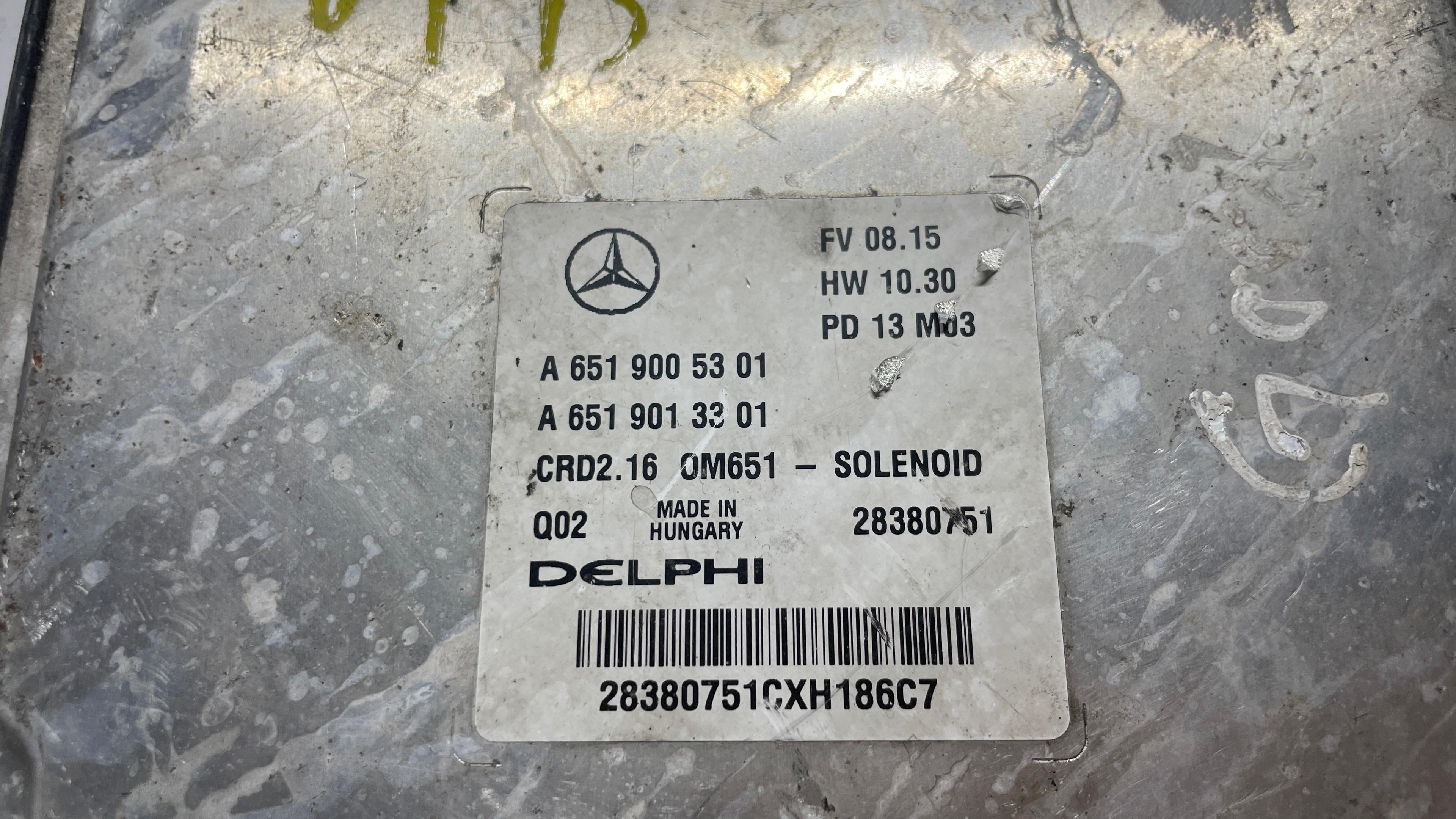 A6519005301 MERCEDES W204 ECU ENGINE CONTROL UNIT