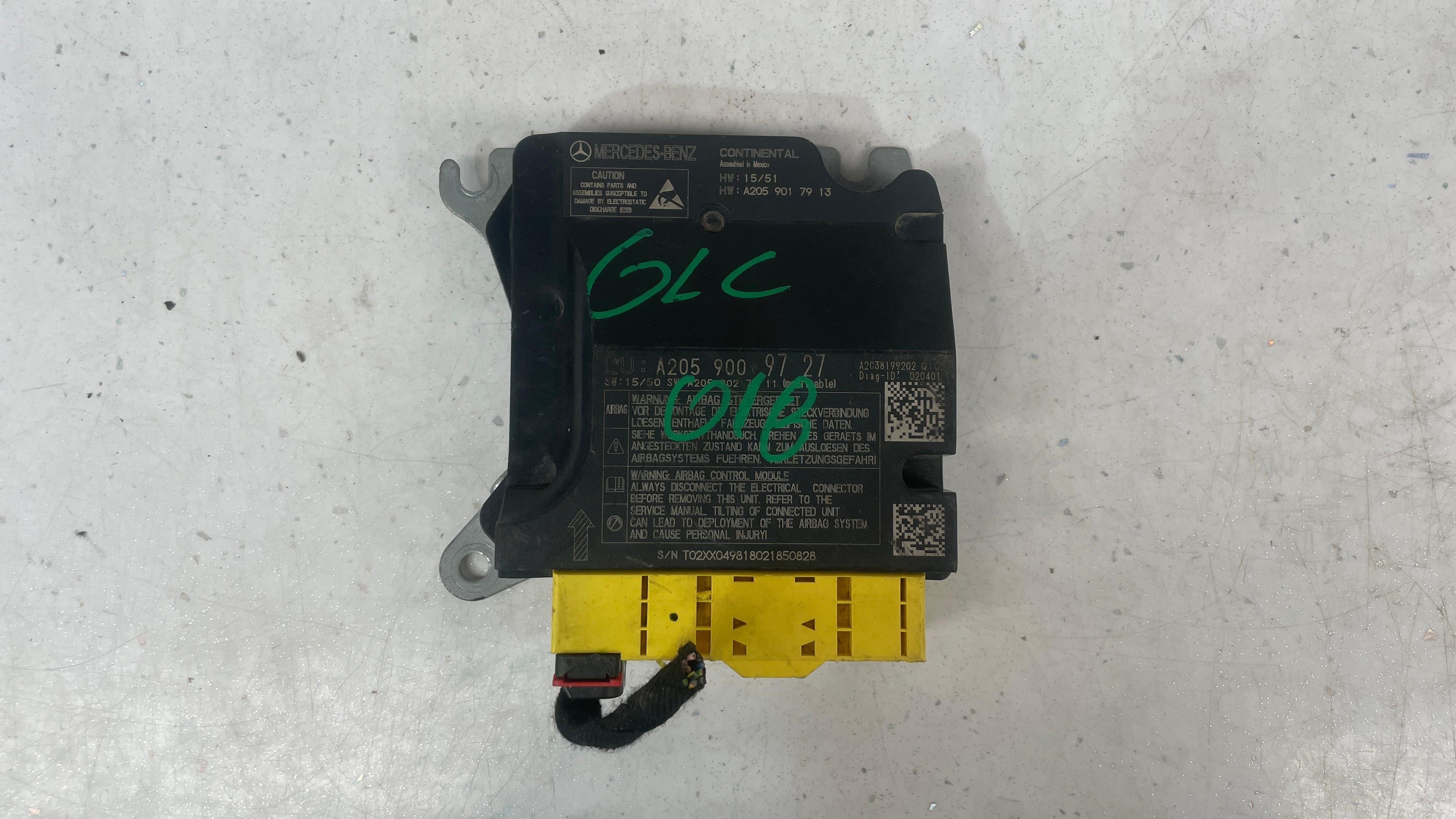 A2059009727 MERCEDES  GLC  SRS  CONTROL