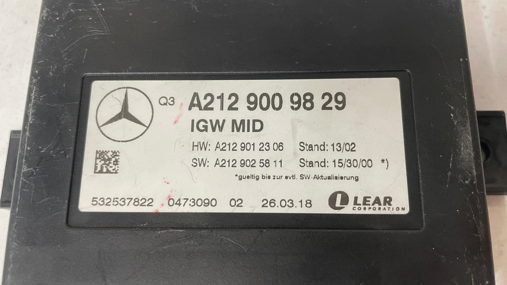 A2129009829 MERCEDES ACTIVE SUSPENSION CONTROL