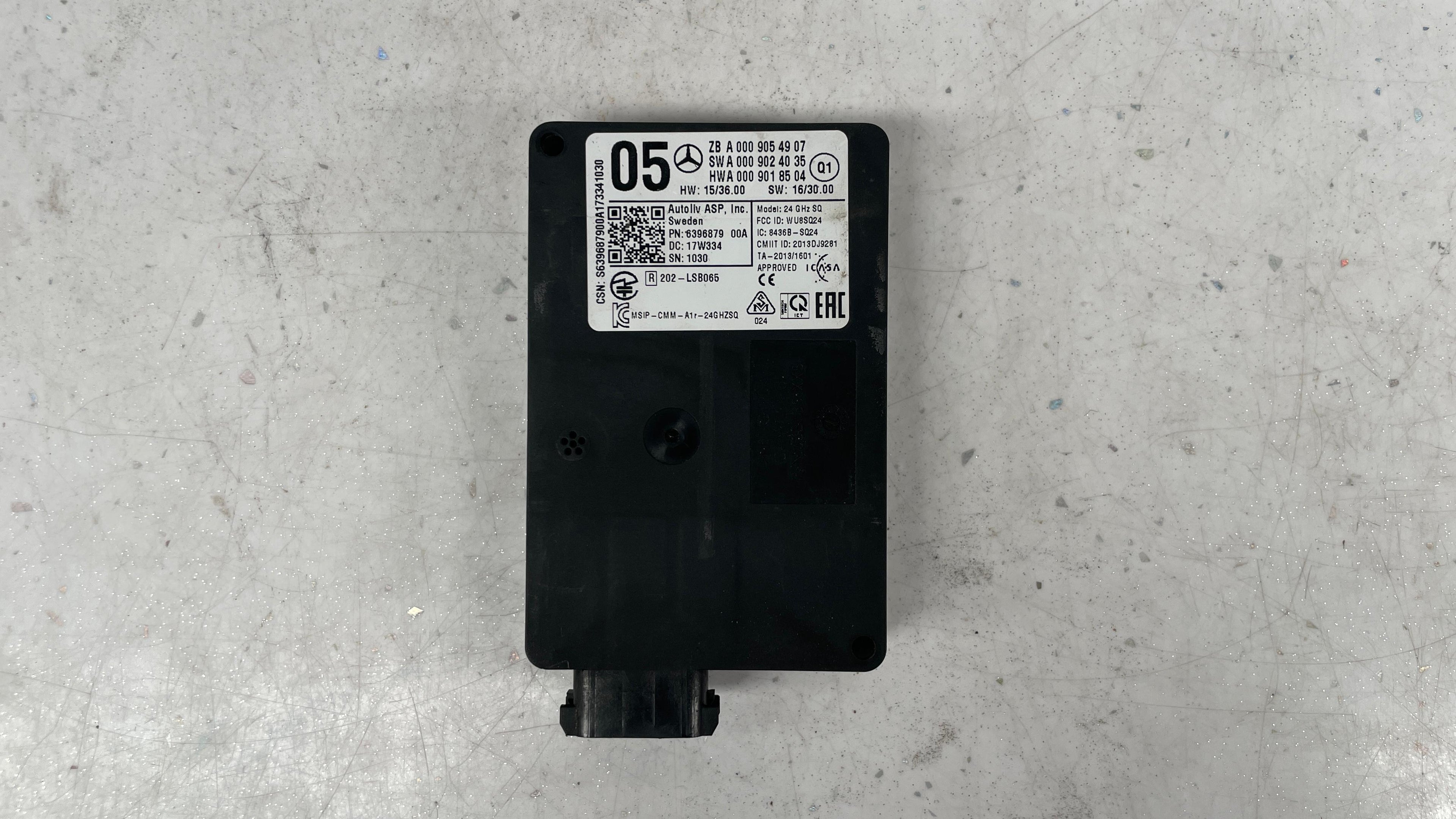 A0009054907 MERCEDES GLC BLIND SPOT RADAR SENSOR