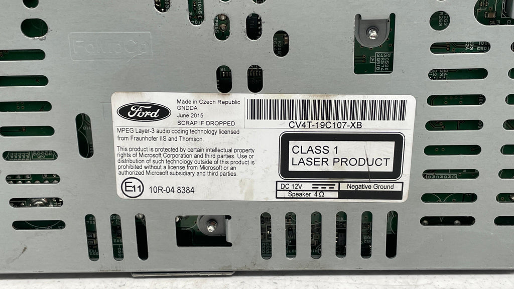 CV4T-19C107-XB FORD CD RADIO HEAD UNIT