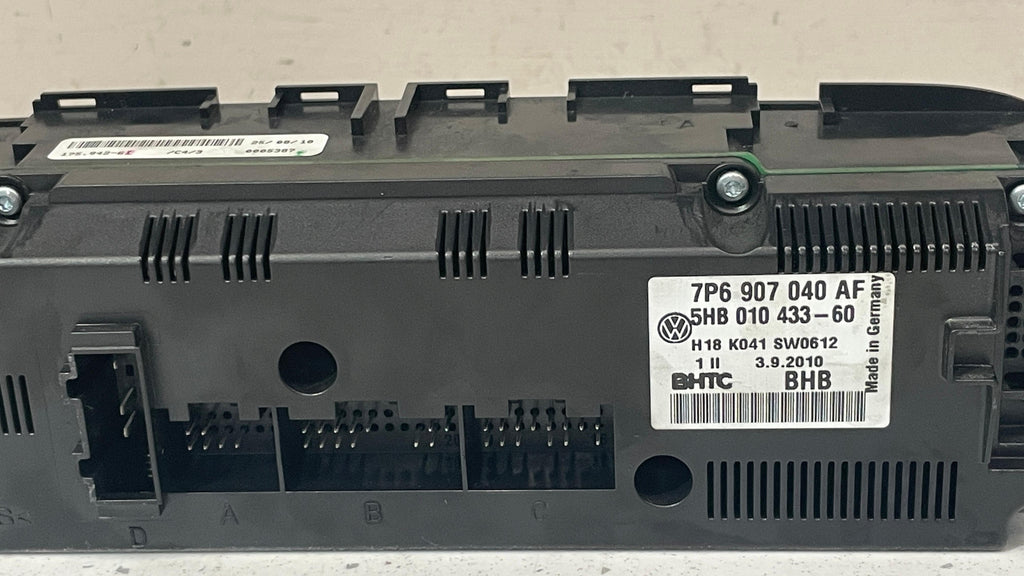 7P6907040AF VOLKSWAGEN TOUAREG CLIMATRONIC CONTROL UNIT
