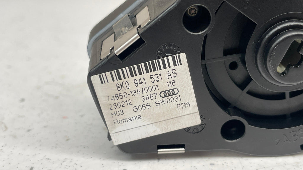 8K0941531AS AUDI HEADLIGHT CONTROL SWITCH