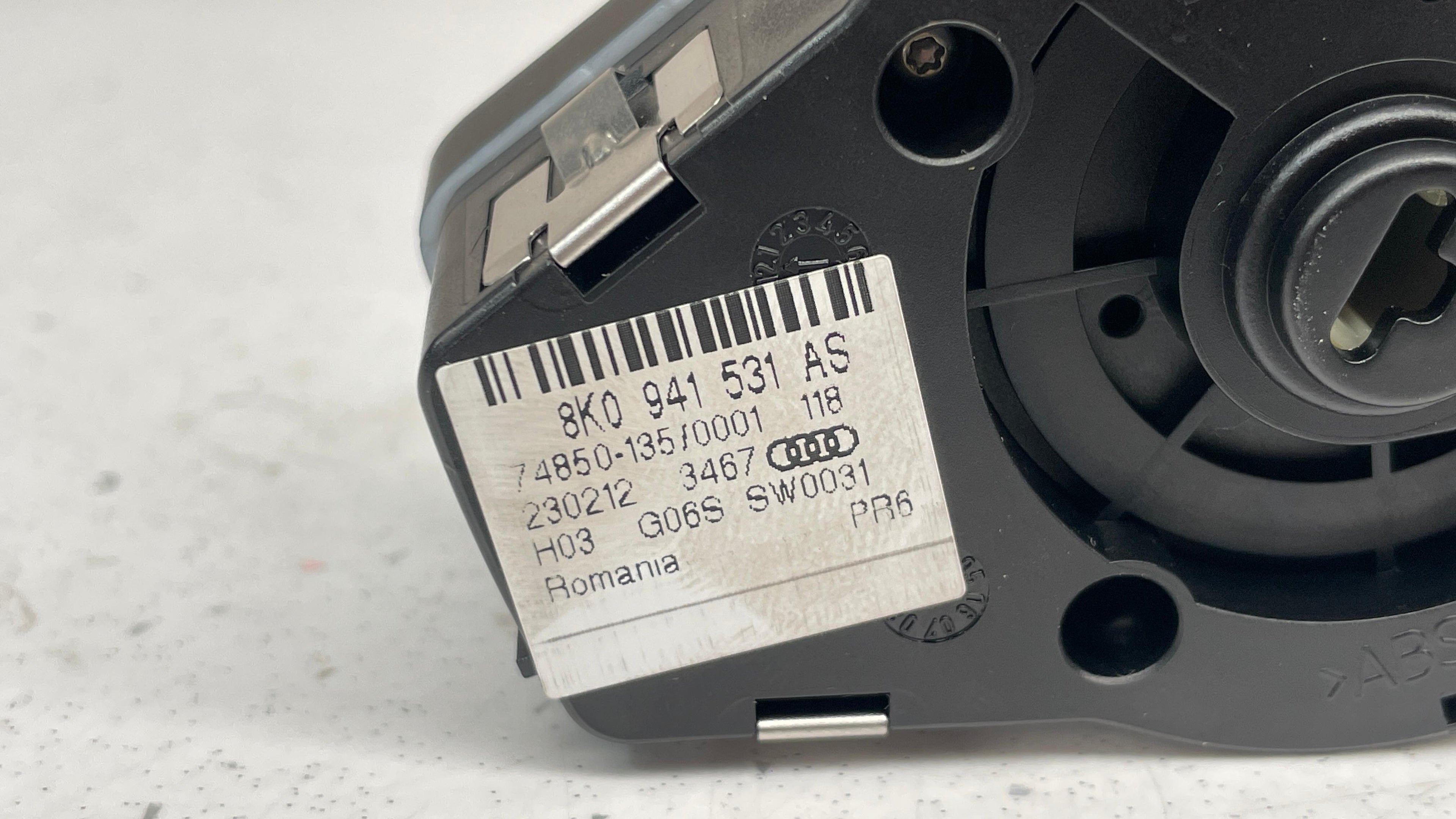 8K0941531AS AUDI HEADLIGHT CONTROL SWITCH