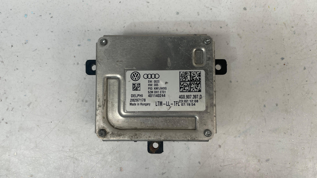 4G0907397D AUDI Q5  LED DAYTIME RUNNING LIGHT CONTROL MODULE