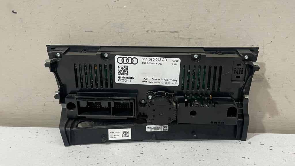 8K1820043AD AUDI CLIMATE CONTROL PANEL SWITCH