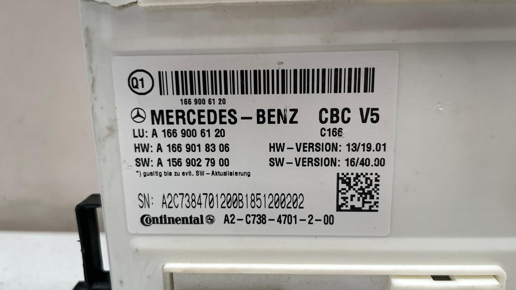 A1669006120 MERCEDES SAM ELECTRICAL CENTER CONTROL