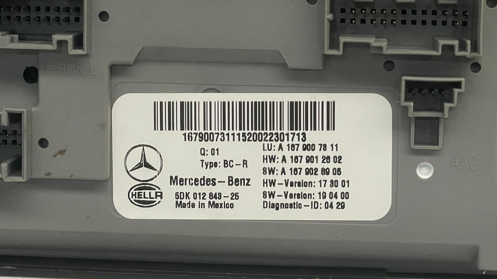 A1679007311 MERCEDES REAR SAM CONTROL UNIT