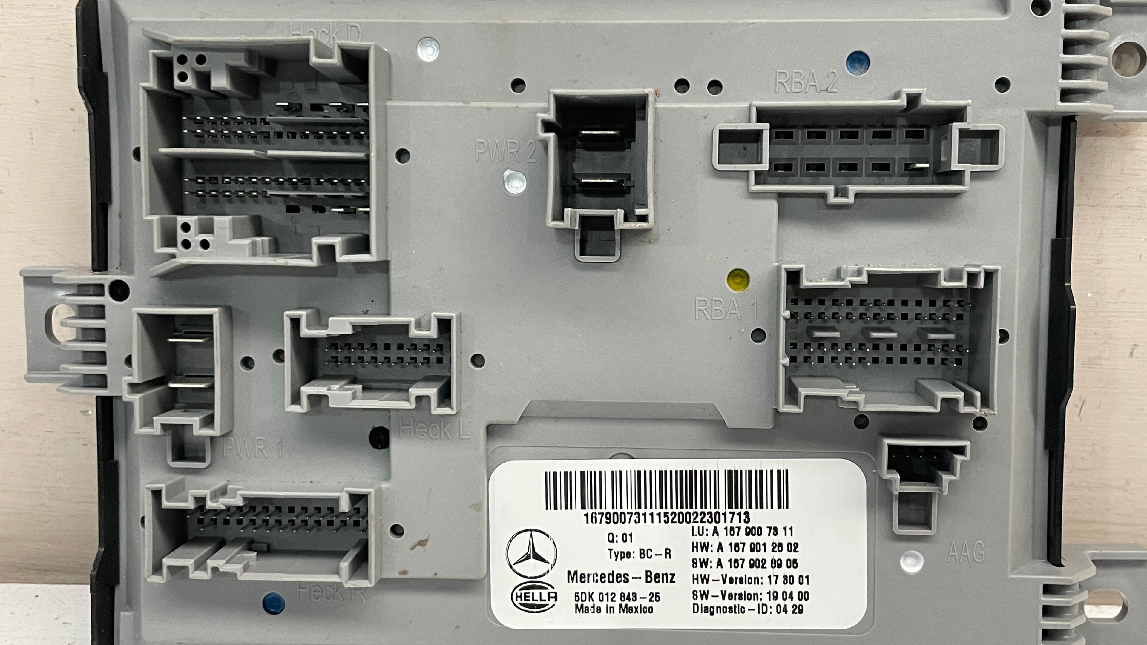 A1679007311 MERCEDES REAR SAM CONTROL UNIT