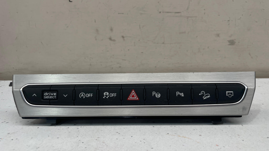 4M0925301L  AUDI CENTER CONSOLE BUTTON SWITCH PANEL