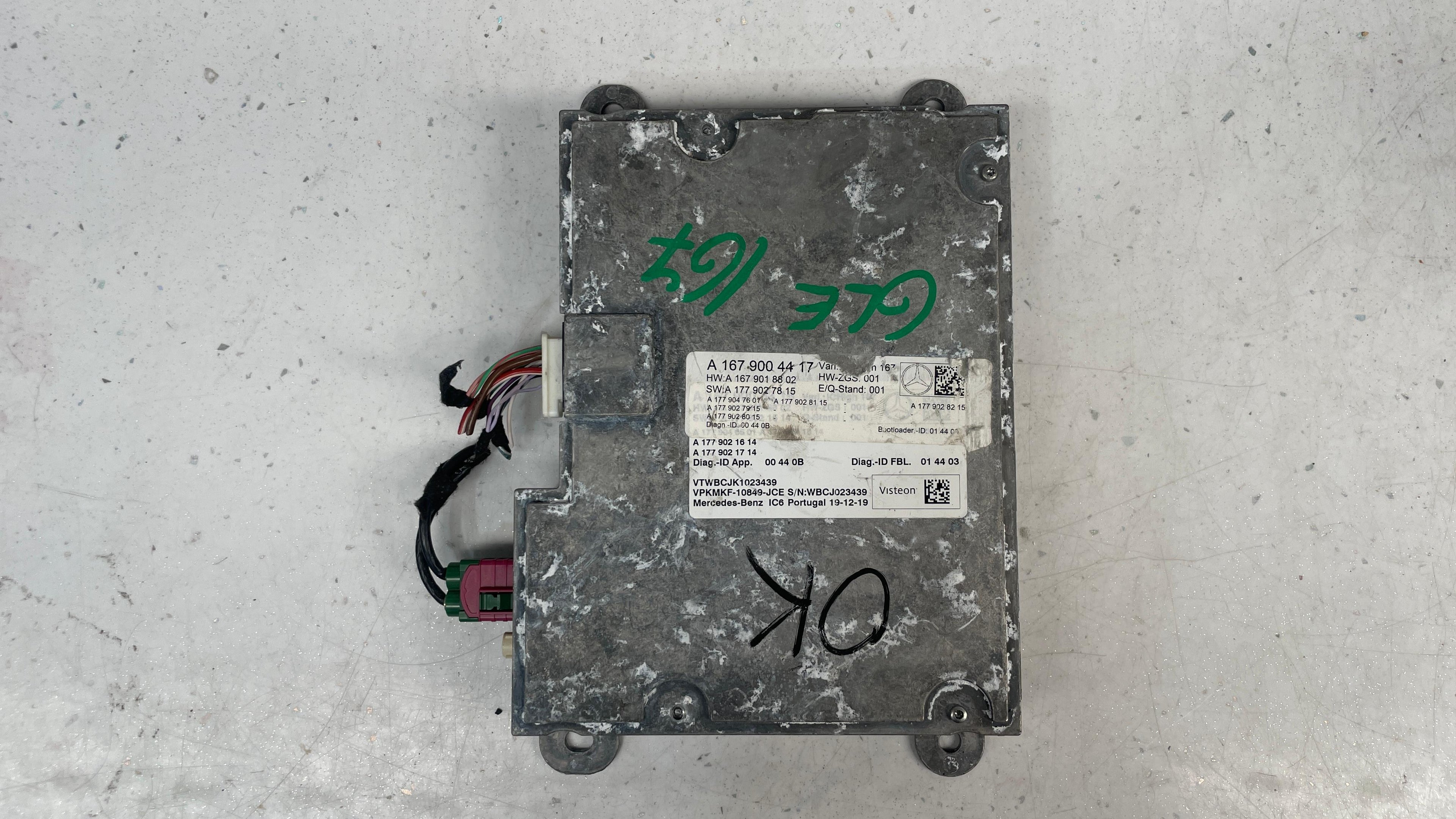 A1679004417 MERCEDES  W167  INSTRUMENT CLUSTER CONTROL