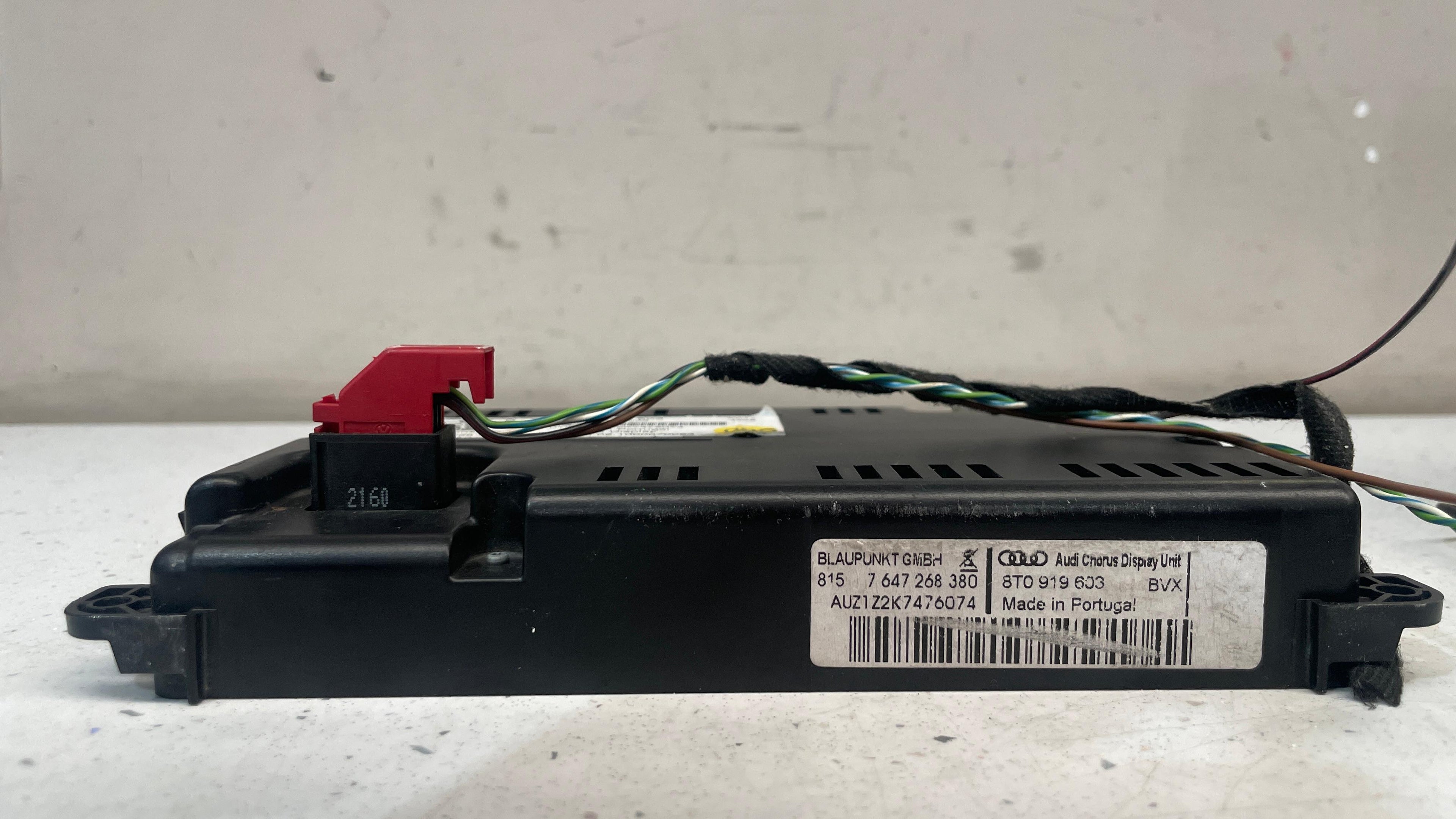 8T0919603 AUDI A4 INFORMATION  SCREEN DISPLAY