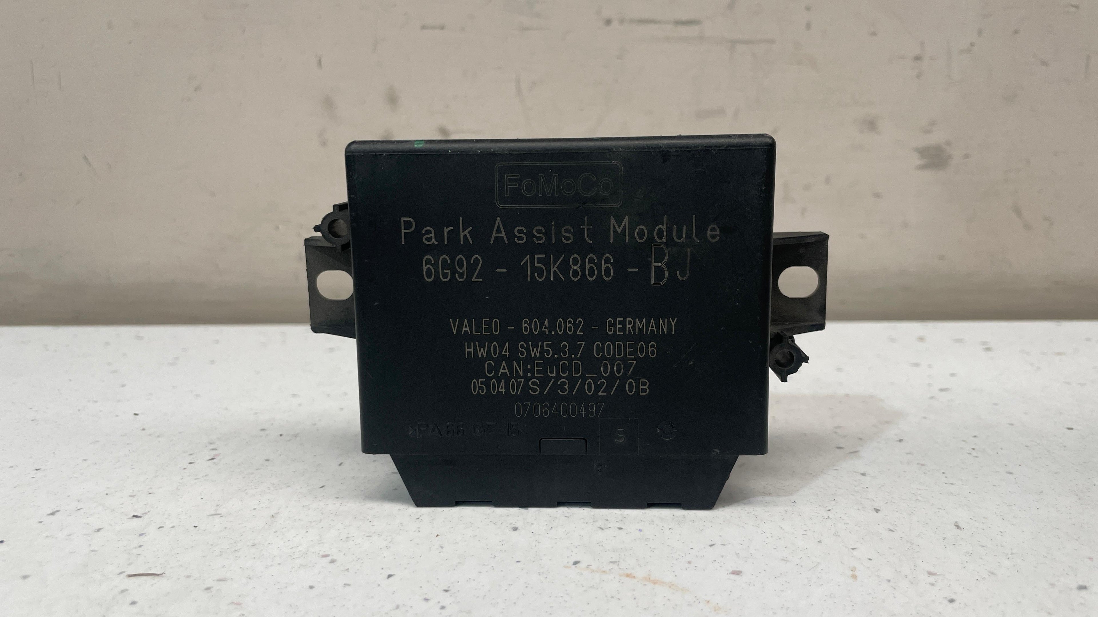 6G92-15K866-BJ LAND ROVER PARK ASSIST CONTROL MODULE