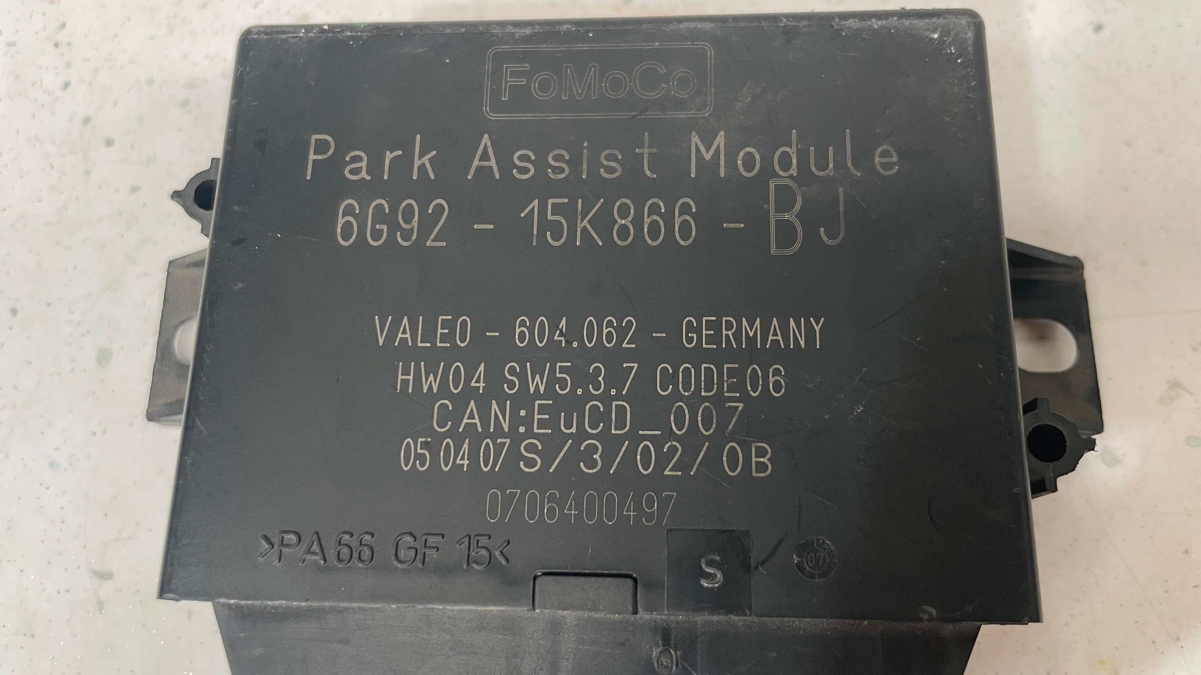 6G92-15K866-BJ LAND ROVER PARK ASSIST CONTROL MODULE