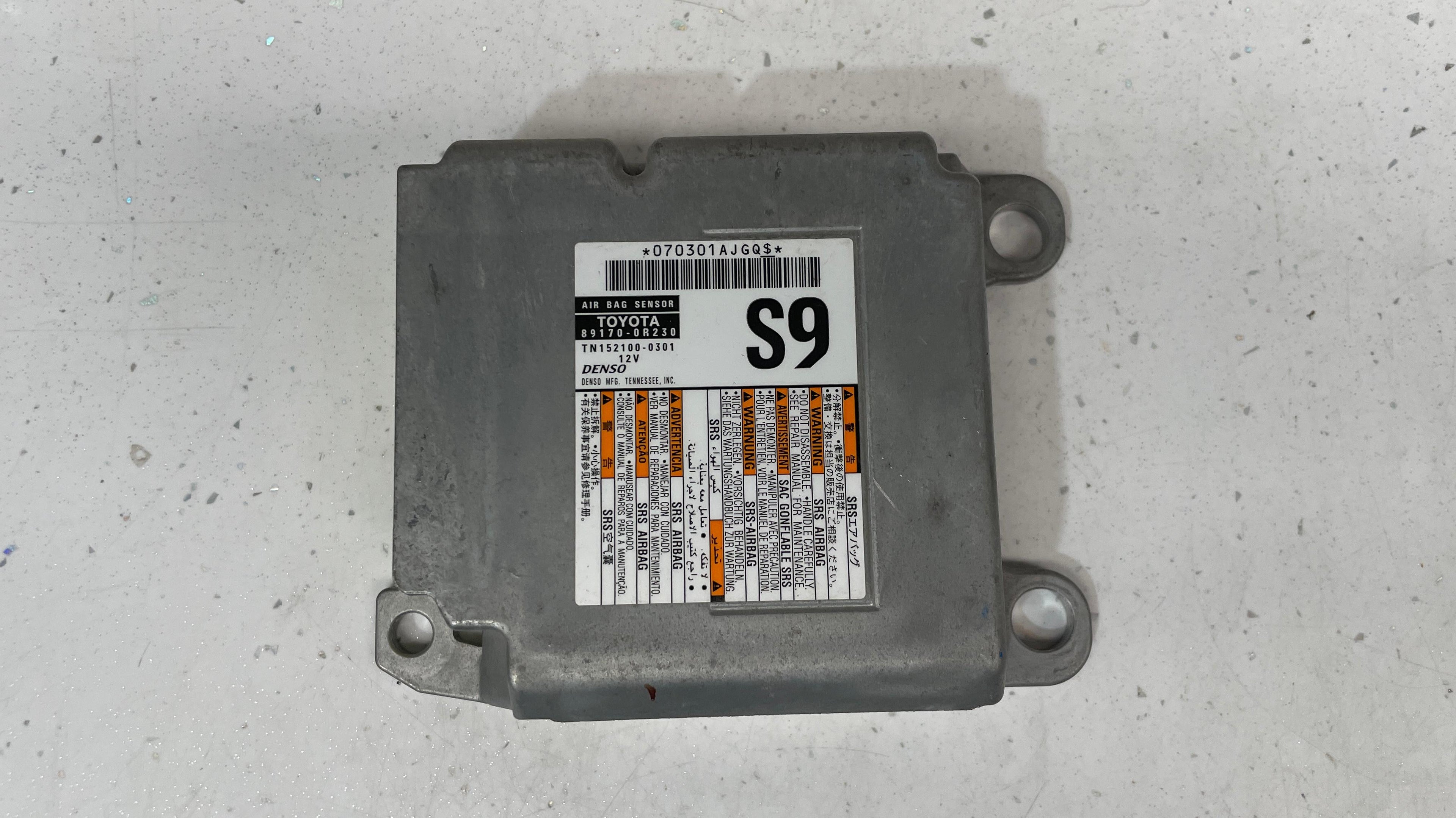 89170-0R230 TOYOTA SRS SENSOR CONTROL