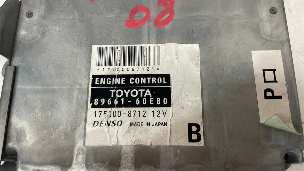 89661-60E80 TOYOTA ENGINE CONTROL ECU