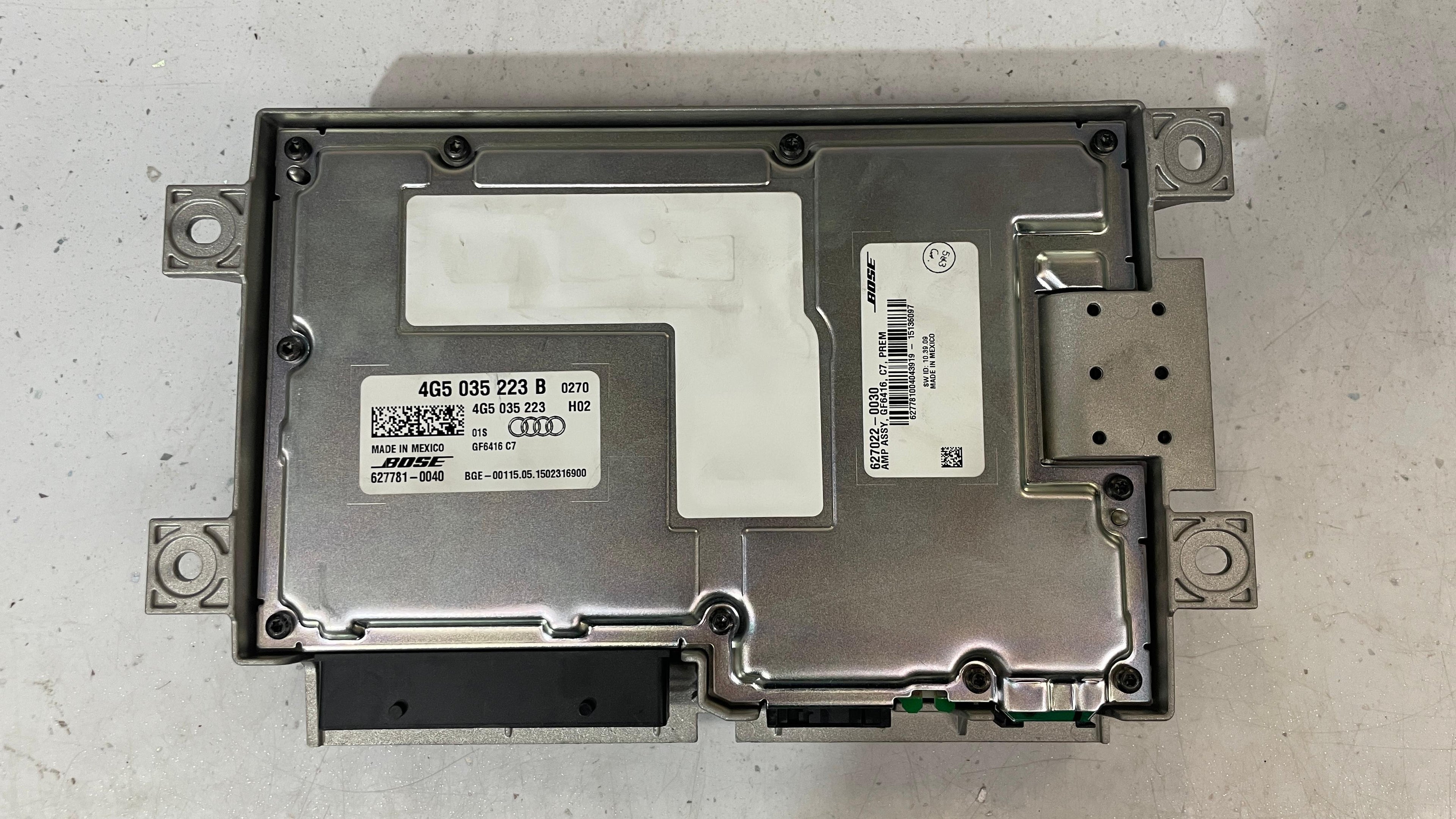 4G5035223B AUDI A7 BOSE AMPLIFIER SOUND SYSTEM