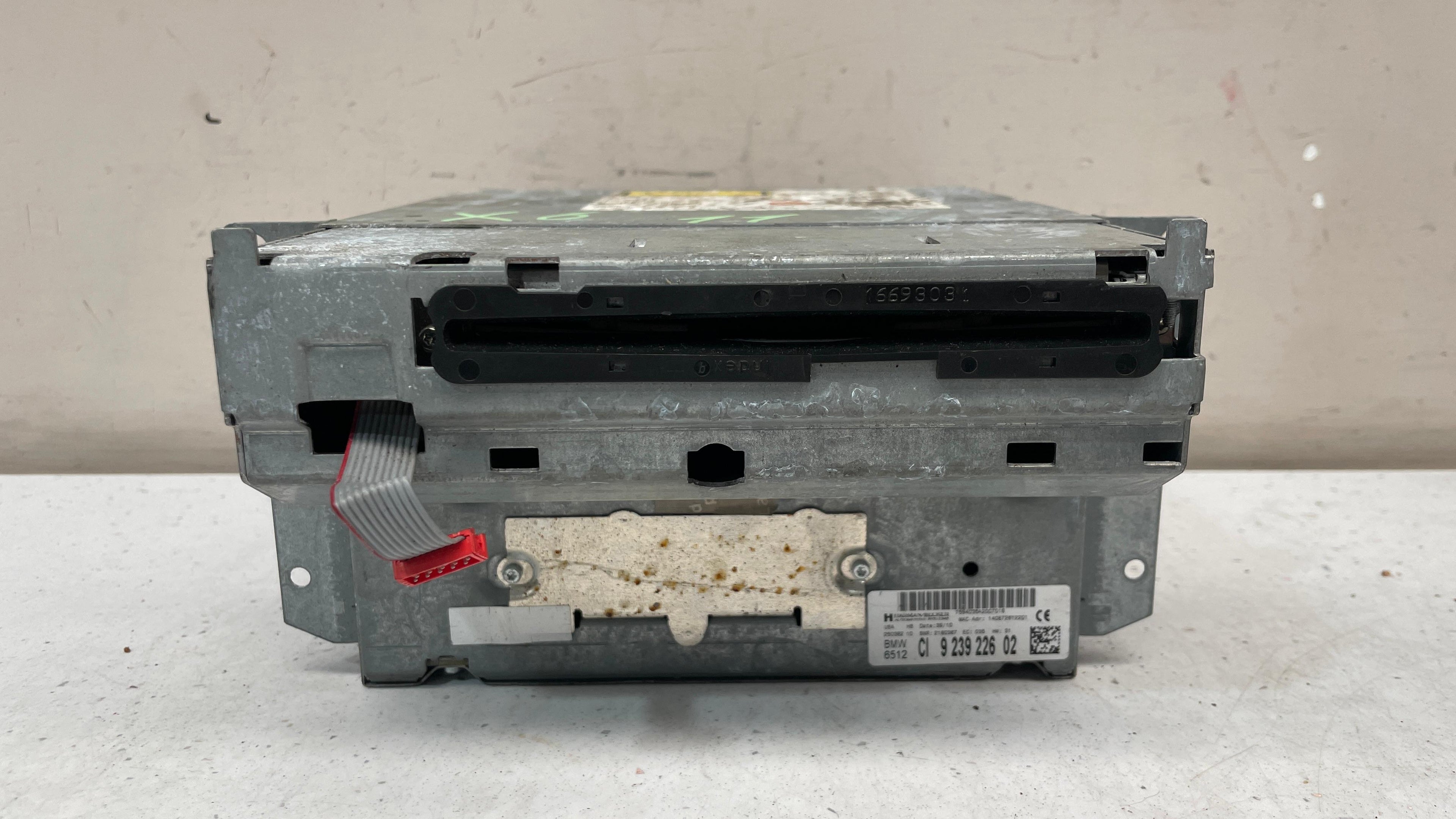 CI923922602 BMW X6 NAVIGATION RADIO CD PLAYER UNIT