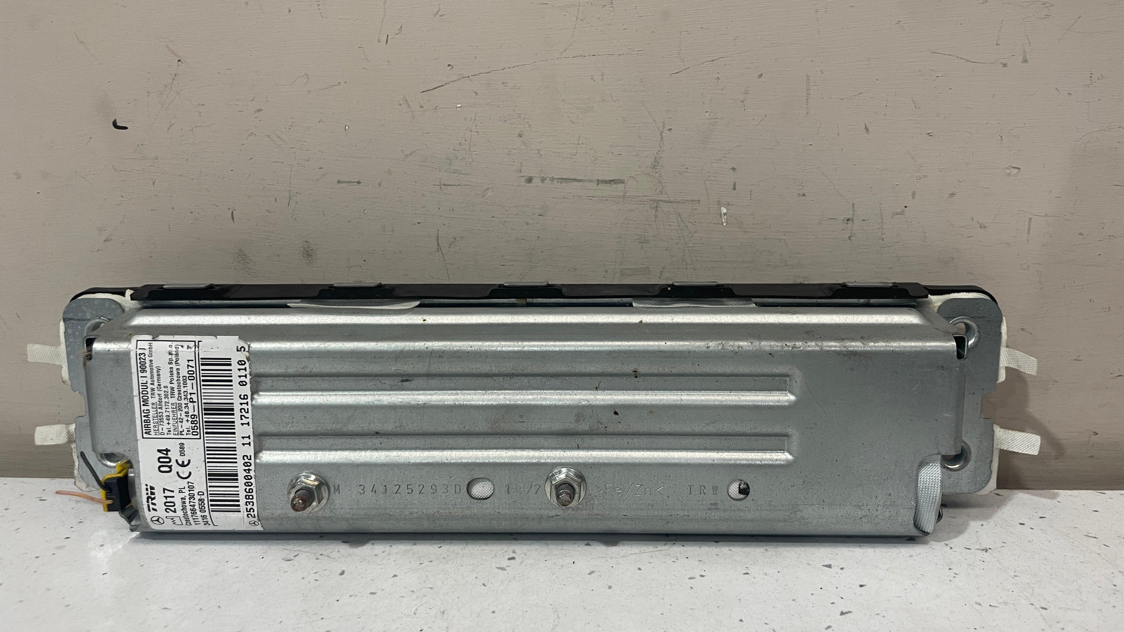 2538600402 MERCEDES W205 KNEE SRS CONTROL UNIT