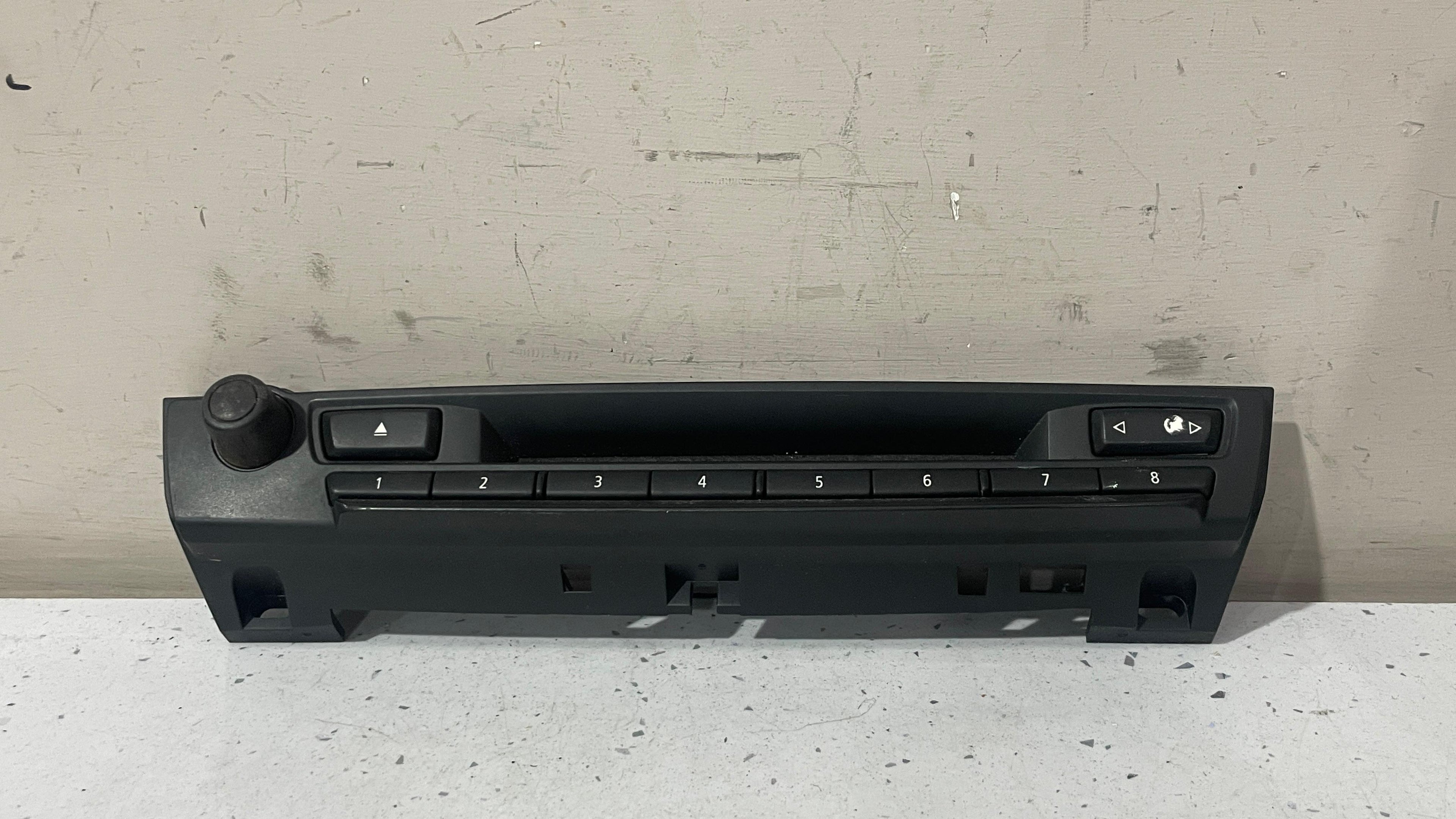 75029091 BMW X6 PANEL RADIO CD HEAD UNIT CONTROL UNIT
