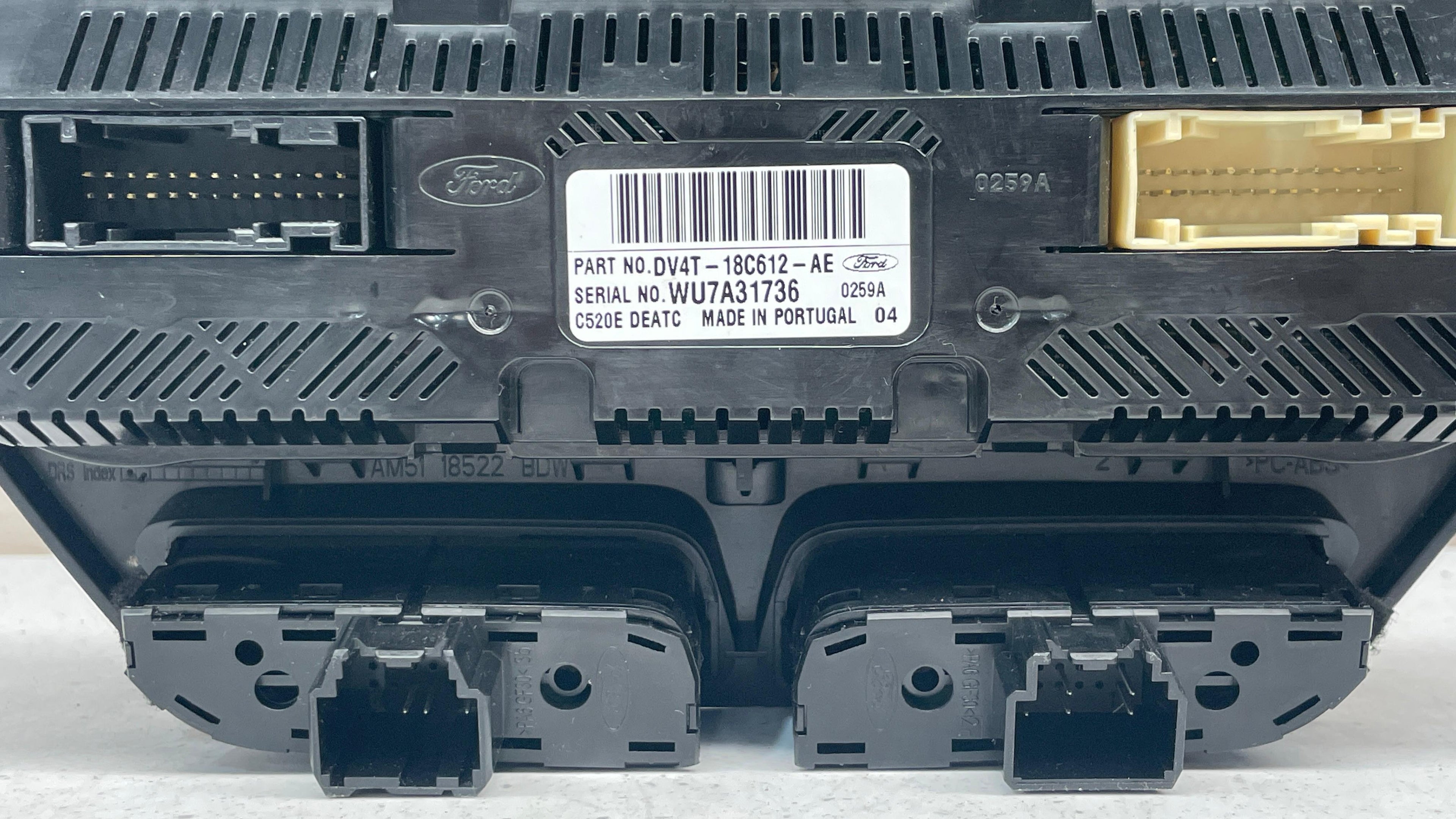 DV4T-18C612-AE FORD KUGA CLIMATE CONTROL SWITCH PANEL