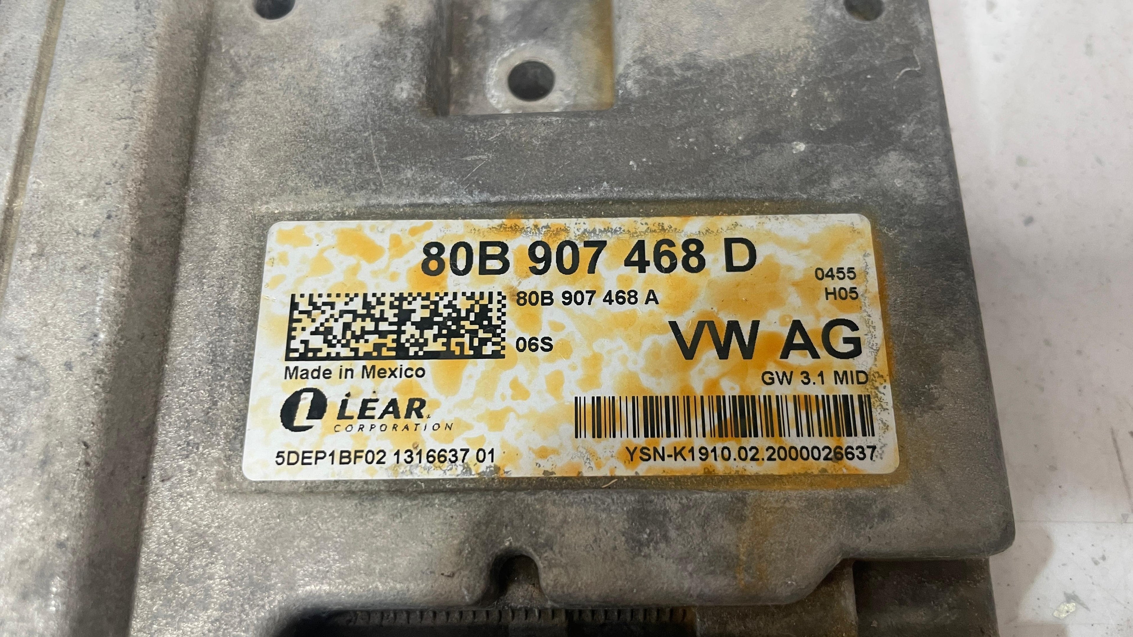80B907468D AUDI A5 DIAGNOSTIC INTERFACE DATA BUS GATEWAY