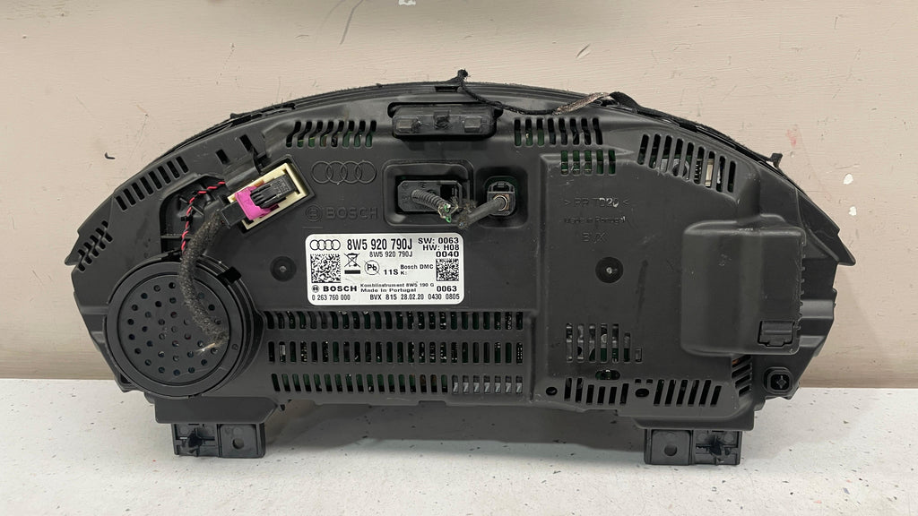 8W5920790J AUDI A5 SPEEDOMETER INSTRUMENT CLUSTER