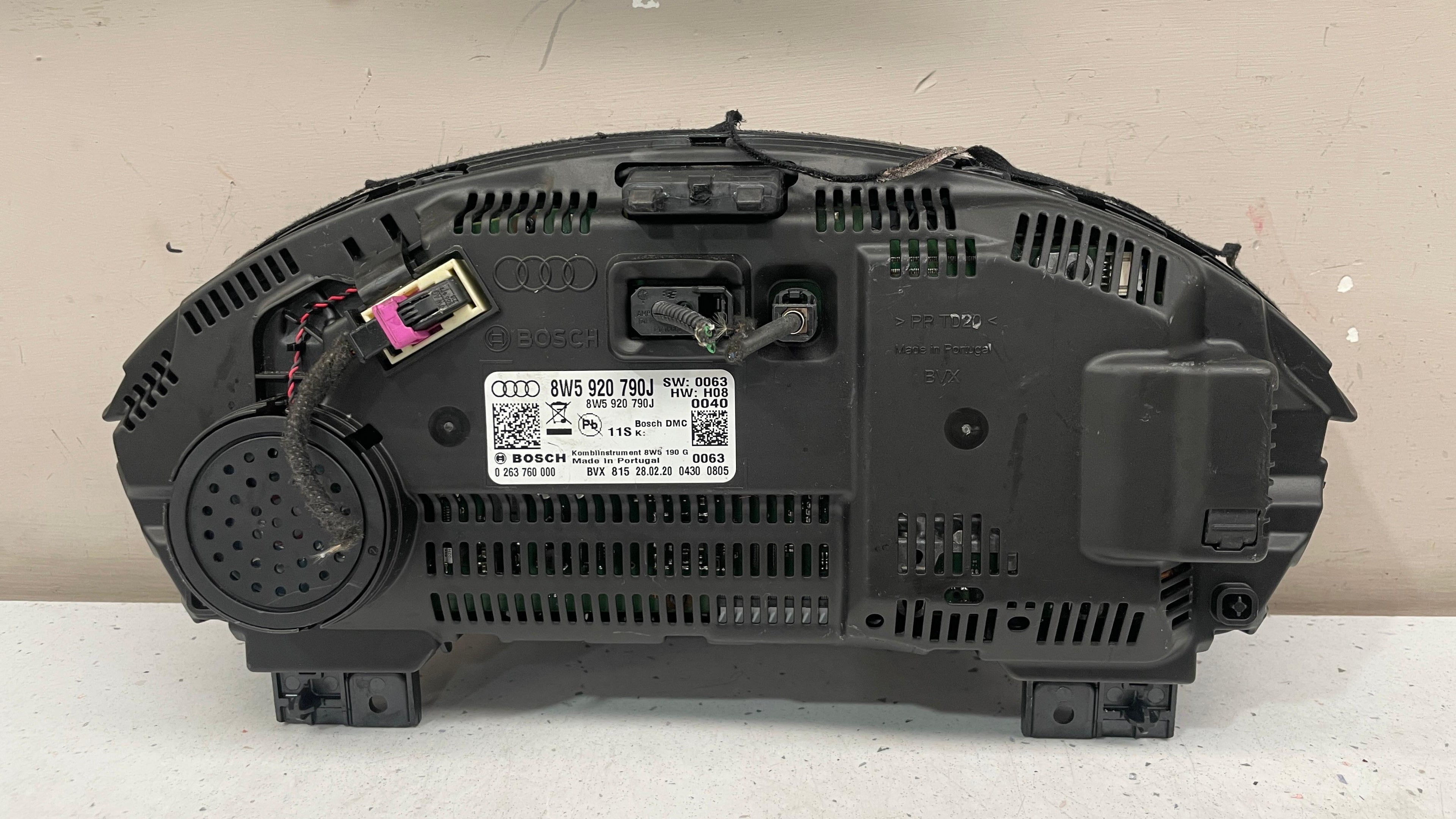 8W5920790J AUDI A5 SPEEDOMETER INSTRUMENT CLUSTER