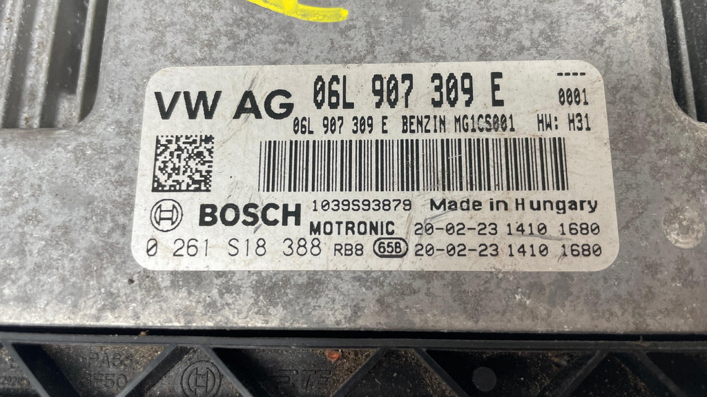 06L907309E AUDI A5 ENGINE CONTROL UNIT ECU