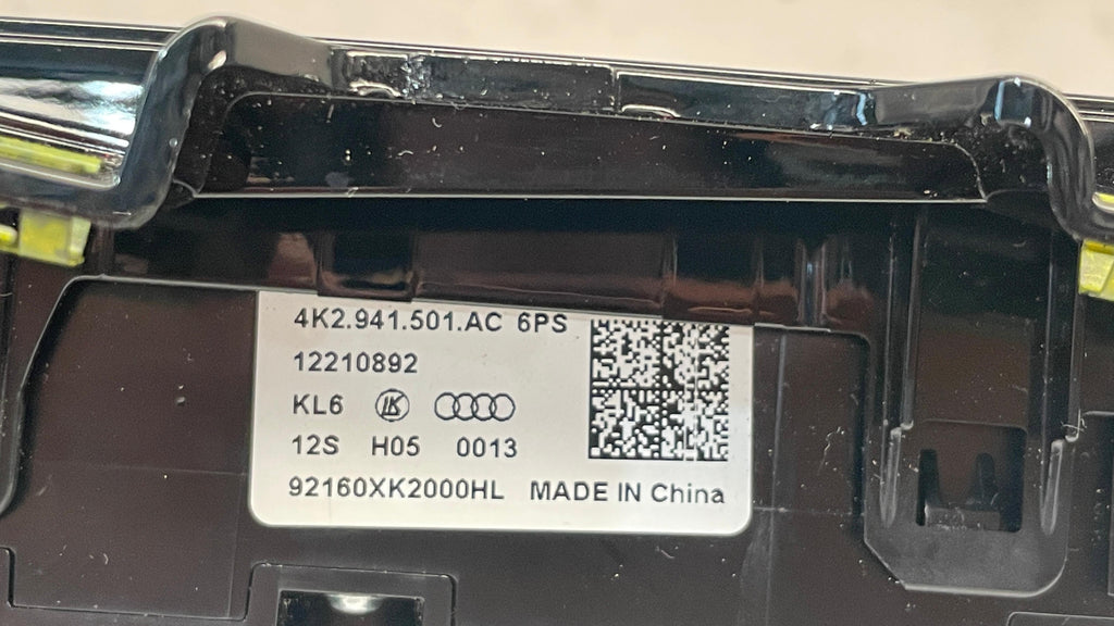 4K2941501AC AUDI A3 SPORTBACK HEADLIGHT SWITCH