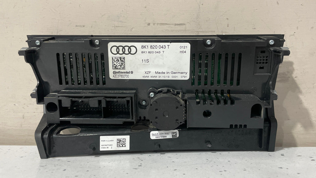 8K1820043T AUDI Q5 CLIMATE AC  CONTROL PANEL