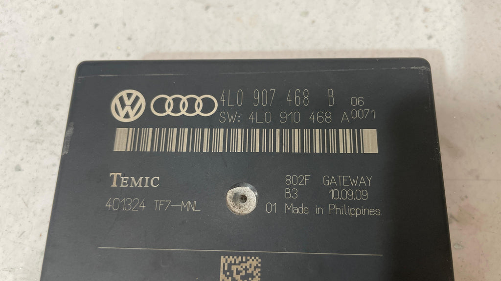 4L0907468B AUDI A6 CAN-BUS GATEWAY CONTROL MODULE