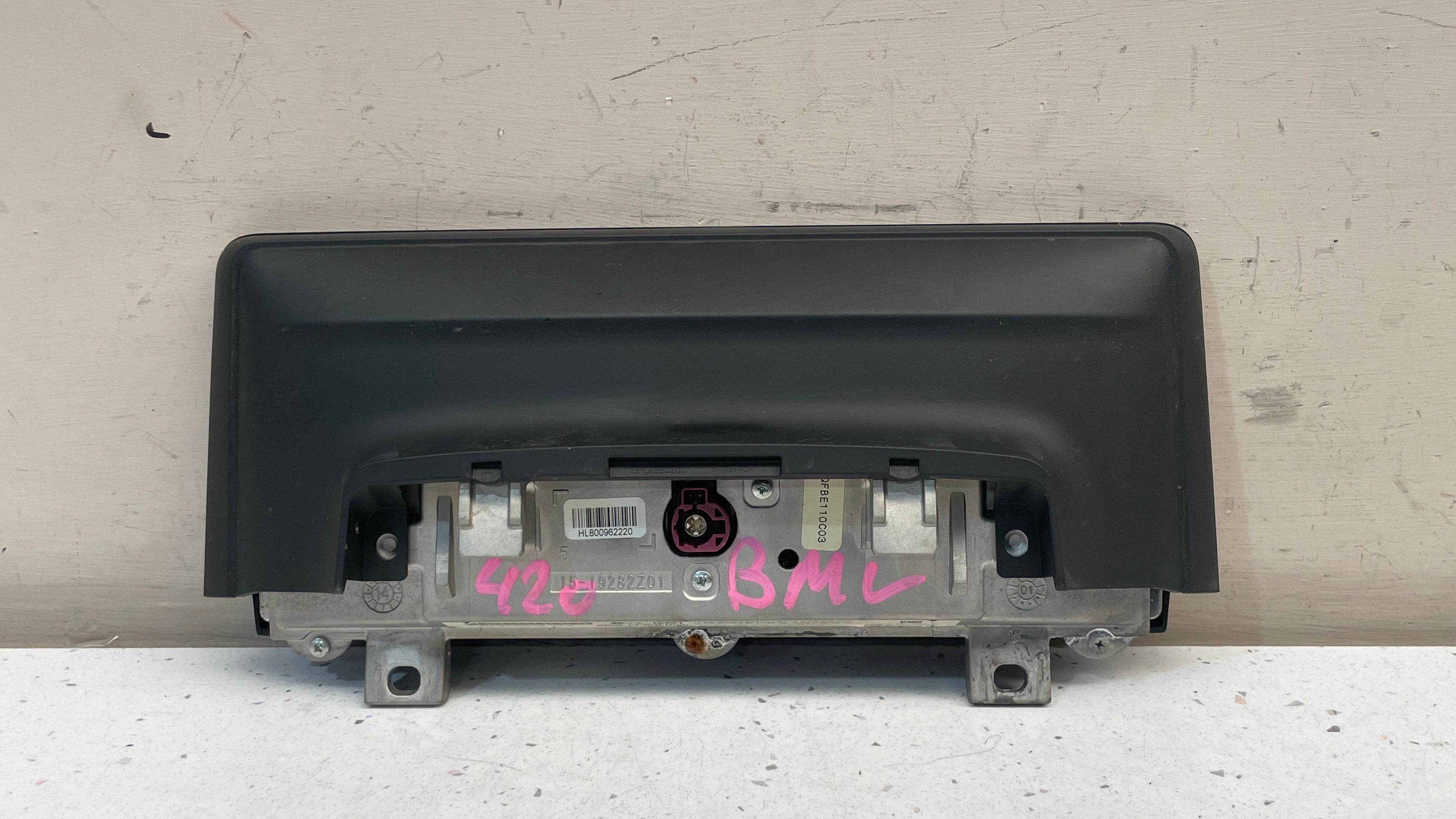 9292248029 BMW SERIES 4  NAVIGATION DISPLAY SCREEN